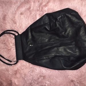 C.O.S. LEATHER OVERSIZED BAG
